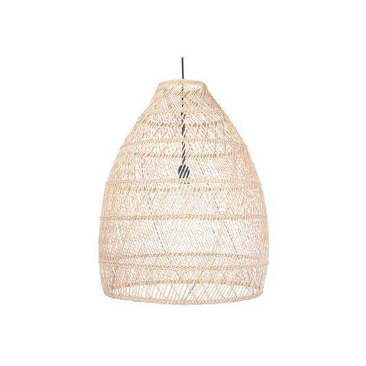 Molokai Natural Woven Cloche Pendant