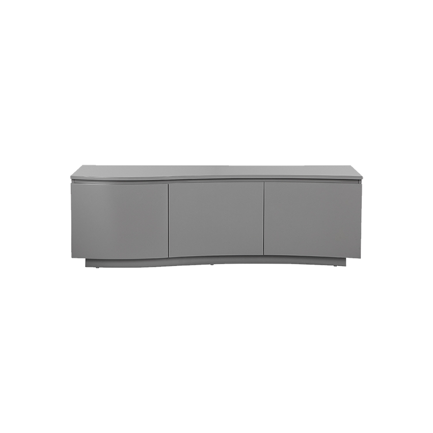 Leonardo TV Cabinet Graphite Grey Matt with LED
