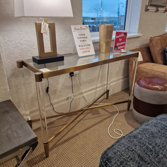 Gold Console Table | Clearance
