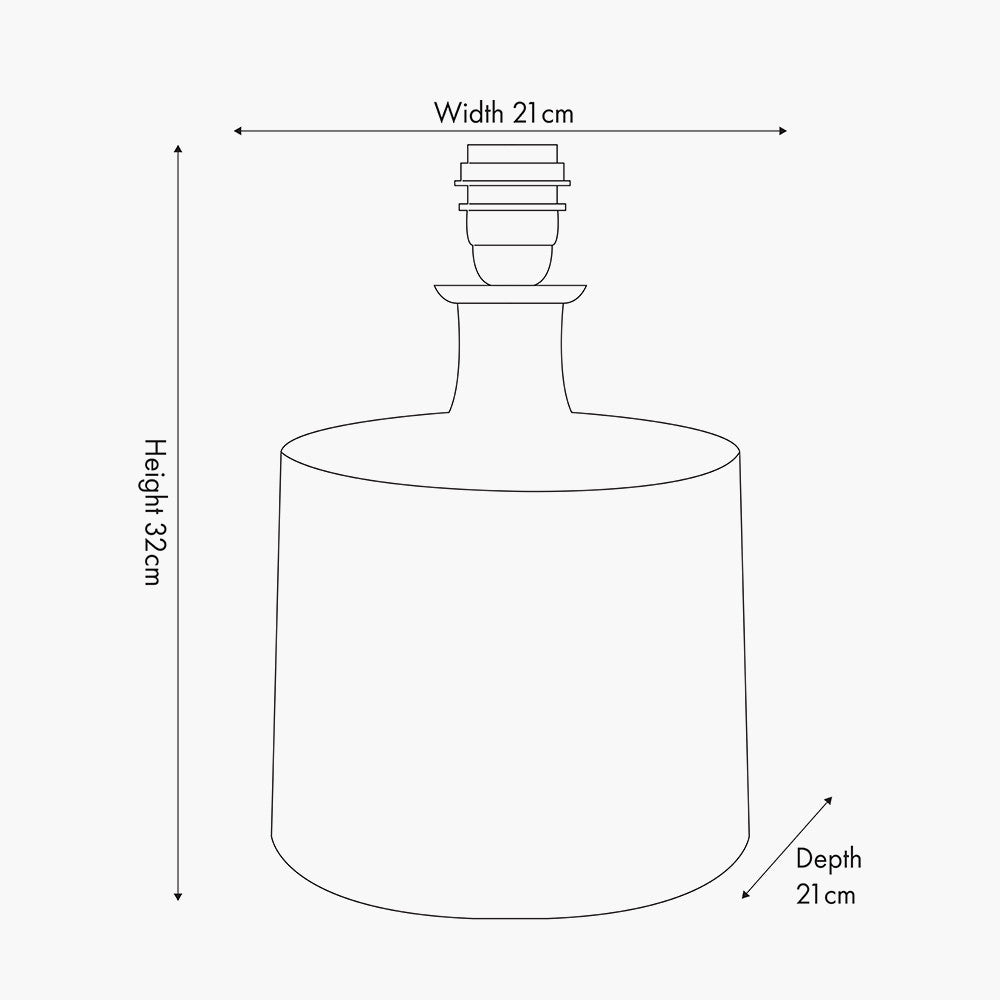 Recycled Glass Table Lamp