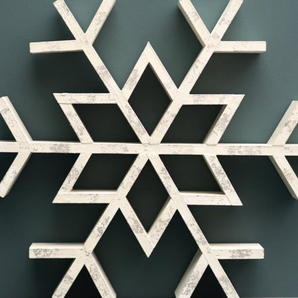 Large Wooden Snowflake