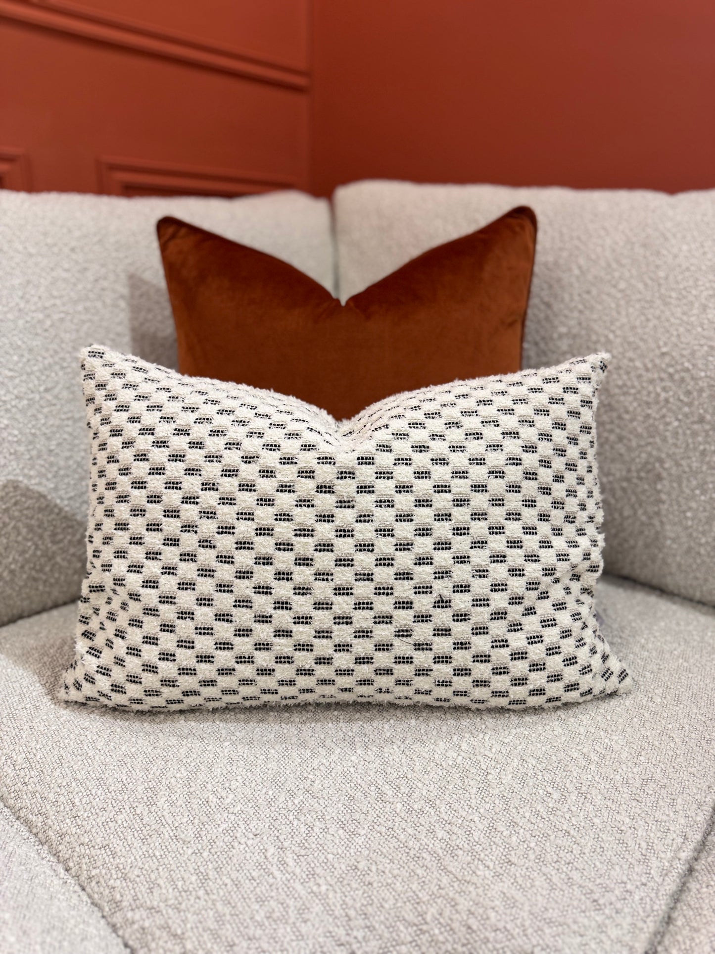 Autumn Ember Velvet Cushion | 58 x 58