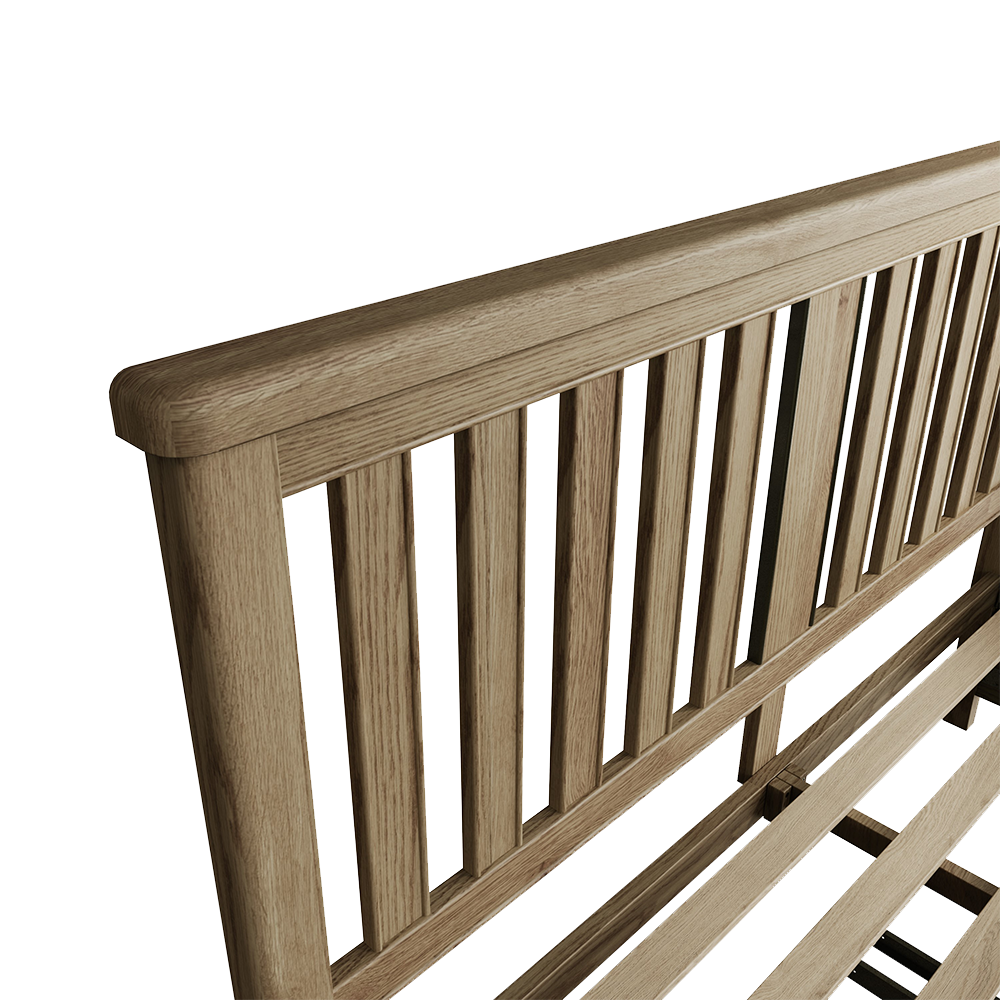Holme Bed Wooden Headboard with Drawers