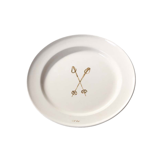 Ski Pole Small Plate