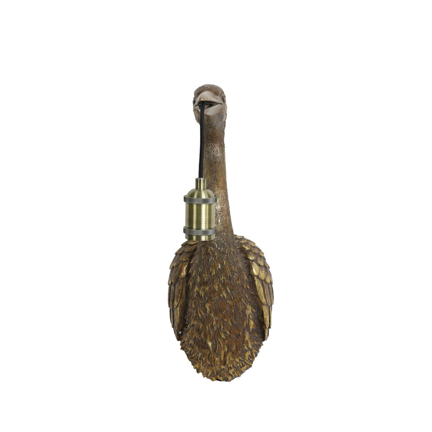 Antique Bronze Crane Wall Light