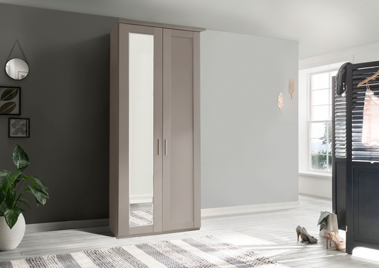 Oxford 2 Door Wardrobe Pebble Grey 100cm