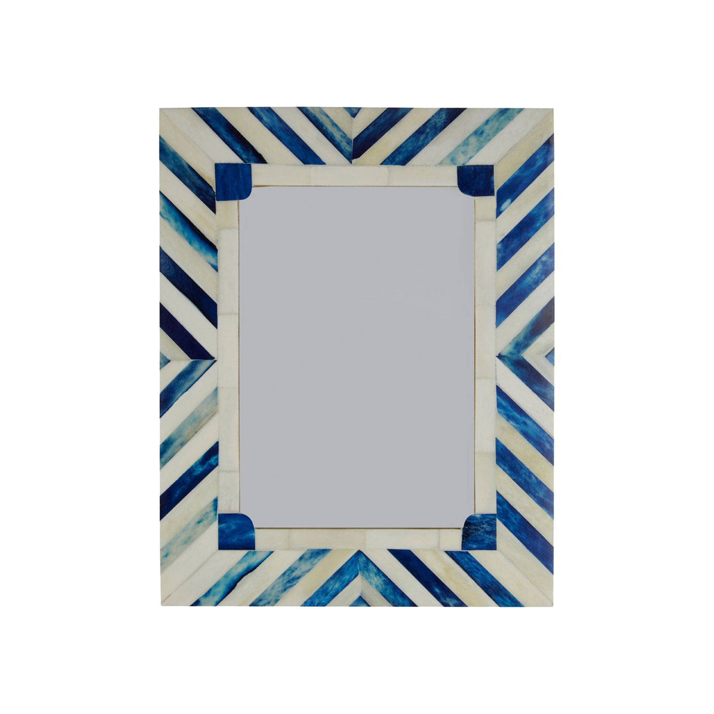 Bowerbird Chevron Photo Frame Blue