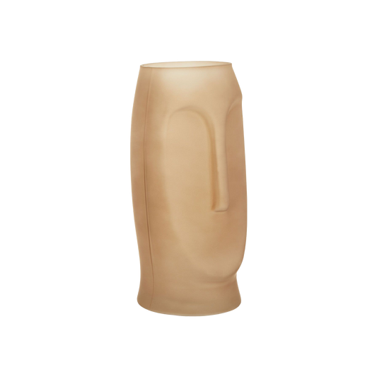 Grey Glass Vase Small