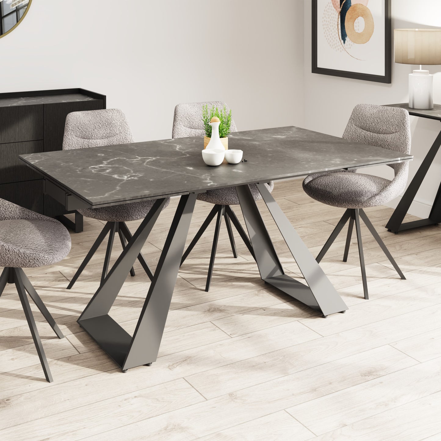 Inca Extending Dining Table | Sintered Stone