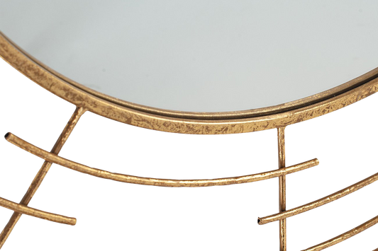 Metal Frame Round Wall Mirror