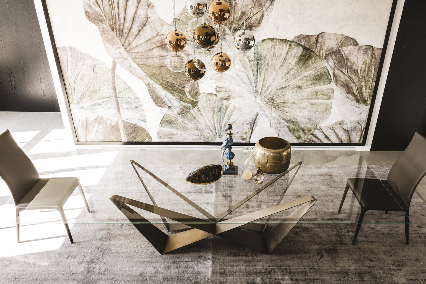Skorpio Glass | Large Base Clear Glass