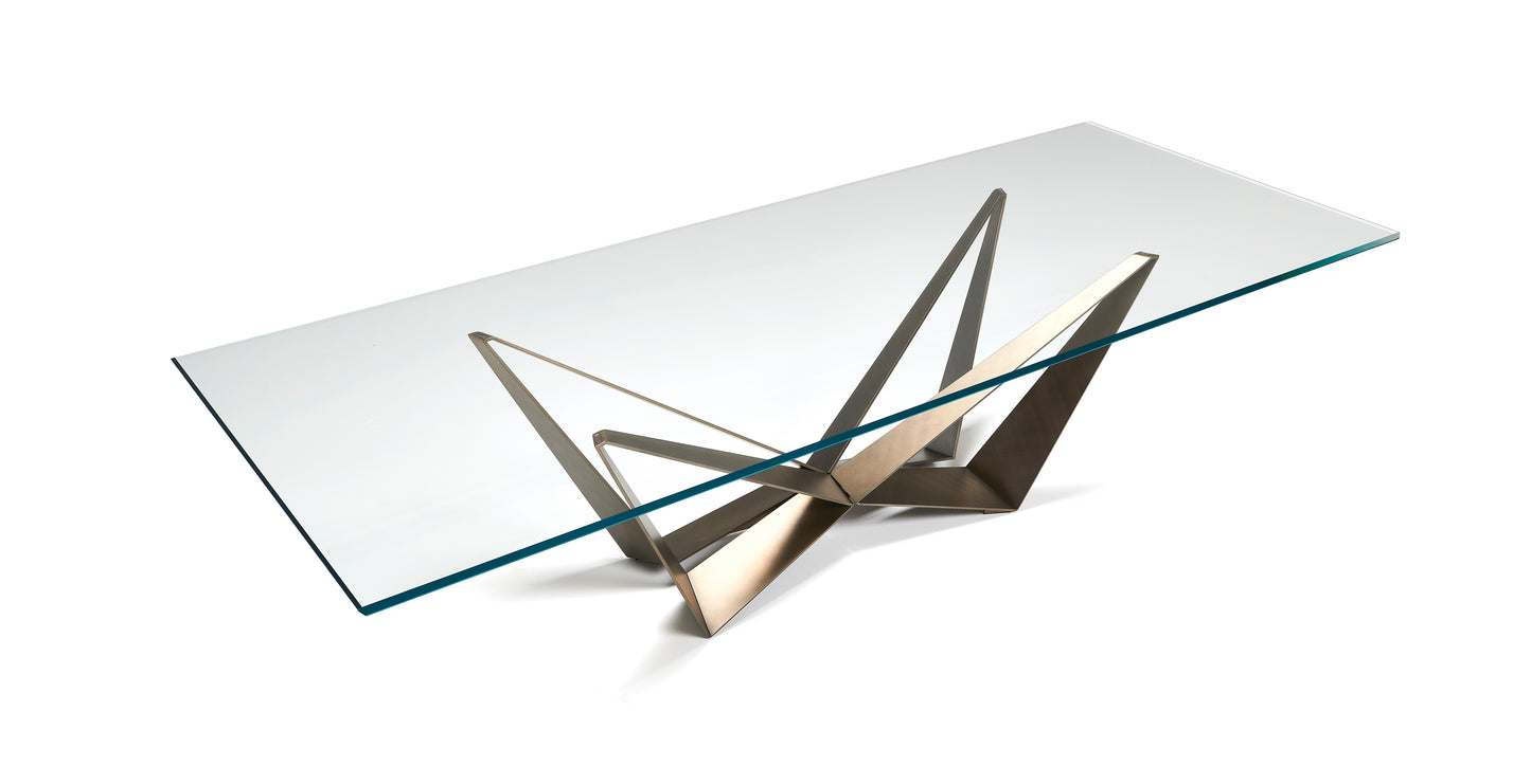 Skorpio Glass | Large Base Clear Glass