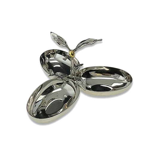 Olive Three Section Serving Dish