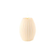 LED Stripe Candle Cream 10cm