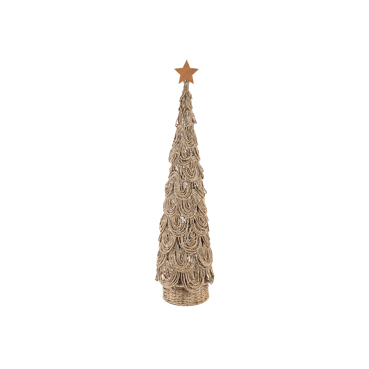 Kaidi Natural Seagrass Christmas Tree Large
