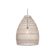 Molokai Grey Wash Woven Cloche Pendant