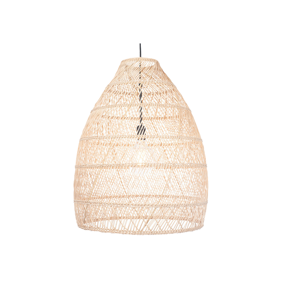 Molokai Natural Woven Cloche Pendant