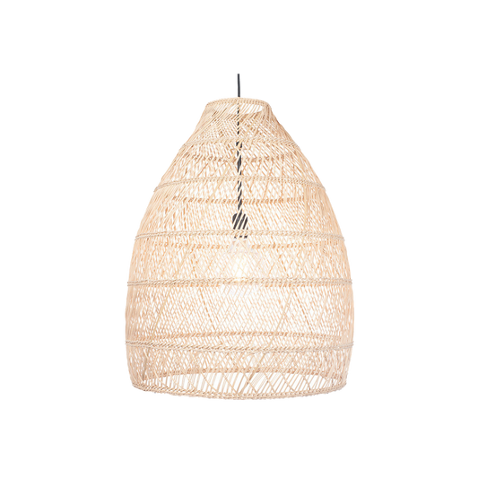 Molokai Natural Woven Cloche Pendant