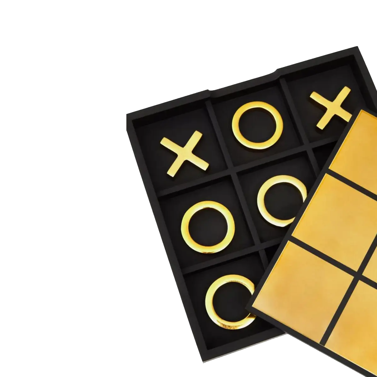 Black and Gold Noughts and Crosses