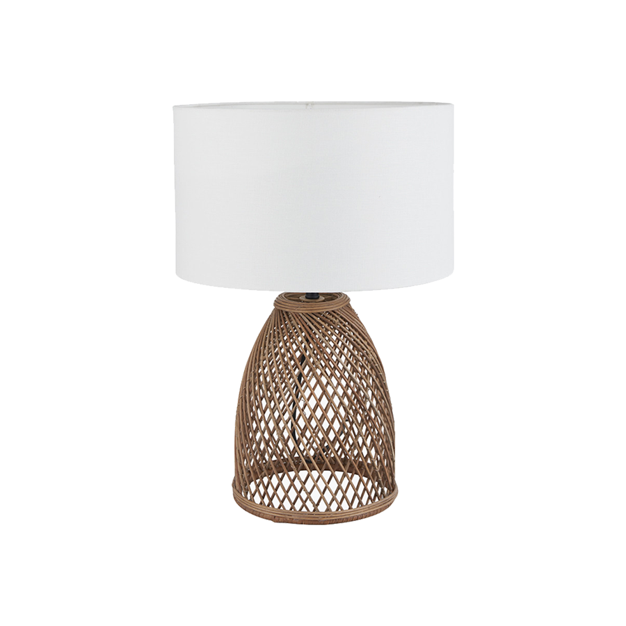 Natural Woven Table Lamp
