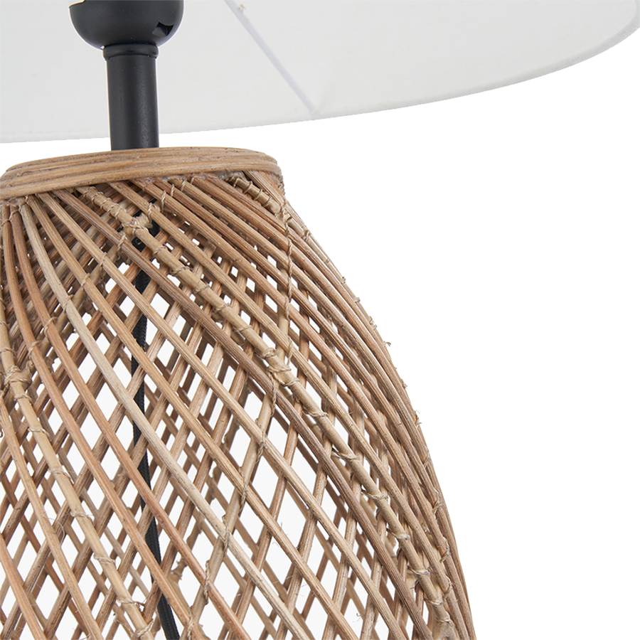 Natural Woven Table Lamp