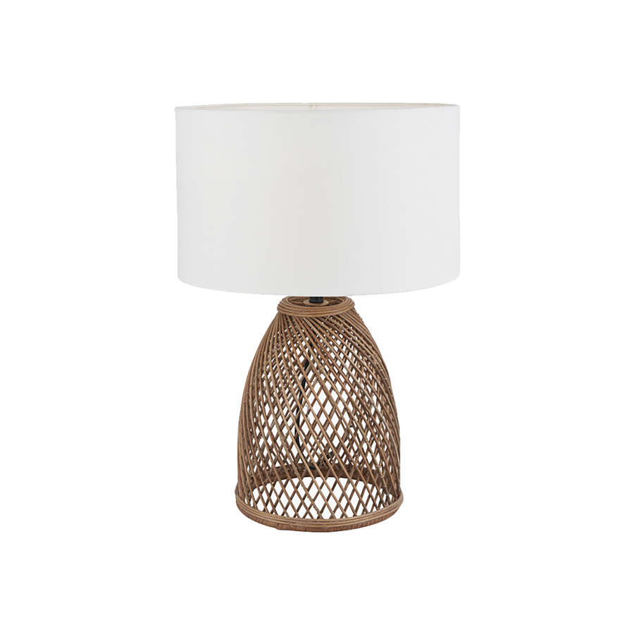Natural Woven Table Lamp