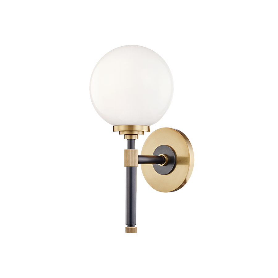 Bowery Wall Sconce Orb Bronze