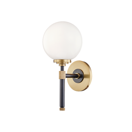 Bowery Wall Sconce Orb Bronze