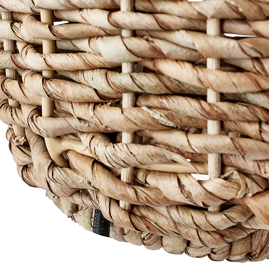 Natural Woven Tall Table Lamp