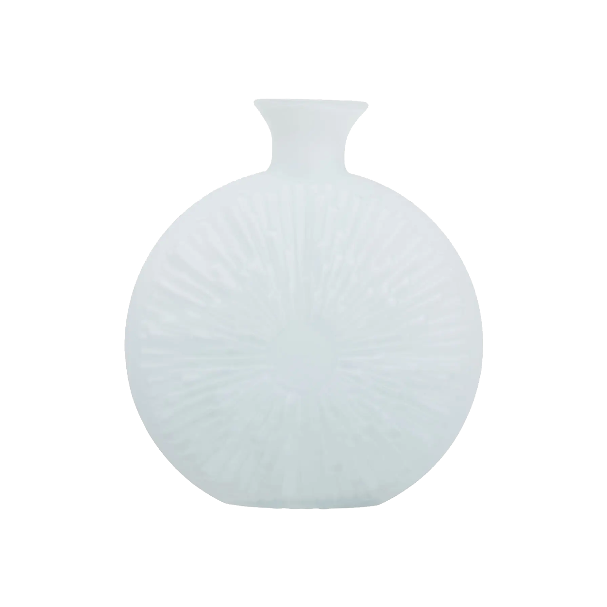 Hadia Glass Vase Matte White