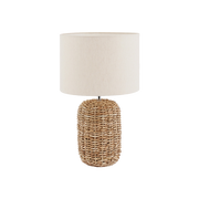 Natural Woven Tall Table Lamp