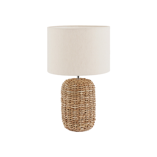 Natural Woven Tall Table Lamp