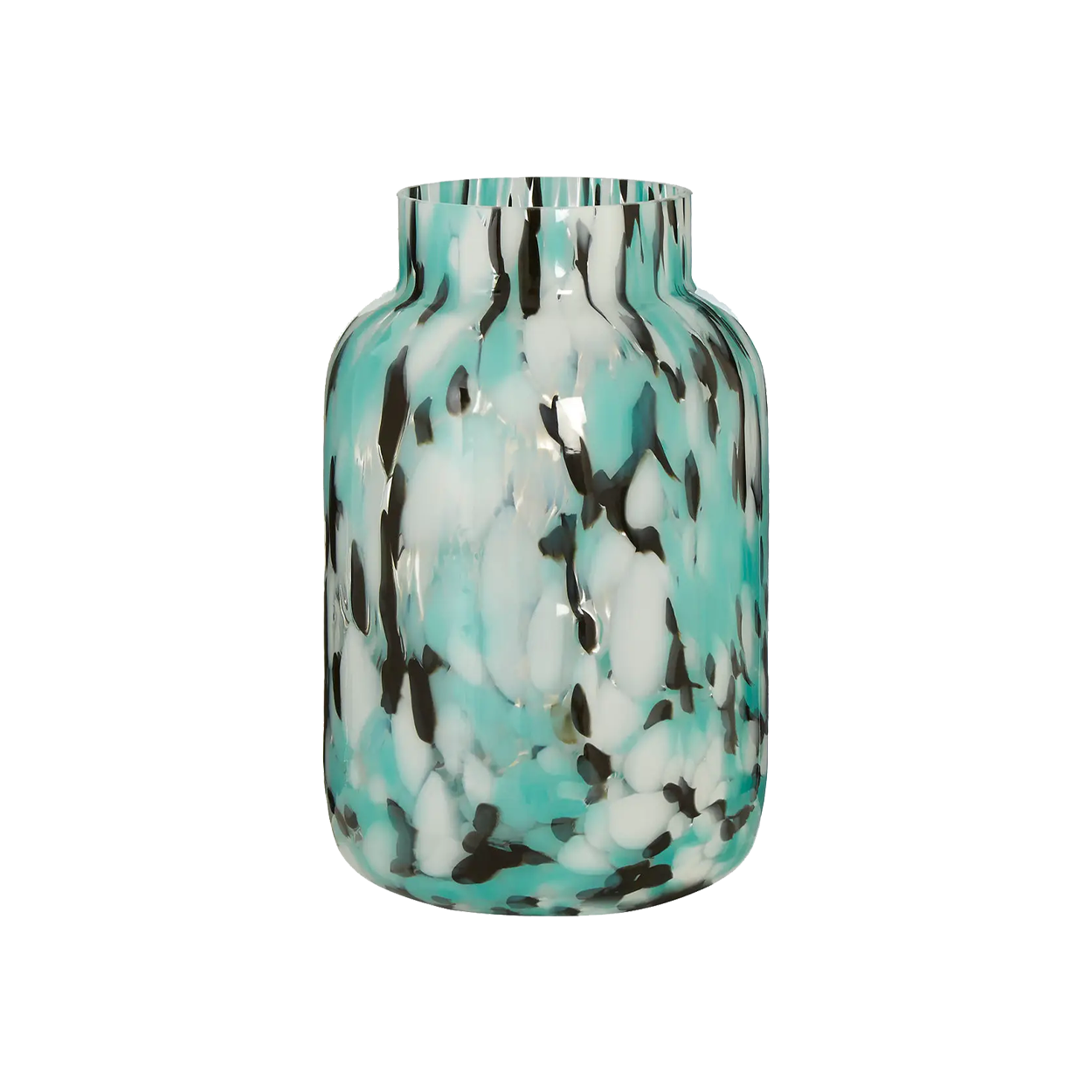 Turquoise Medium Speckle Vase