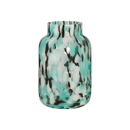 Turquoise Medium Speckle Vase