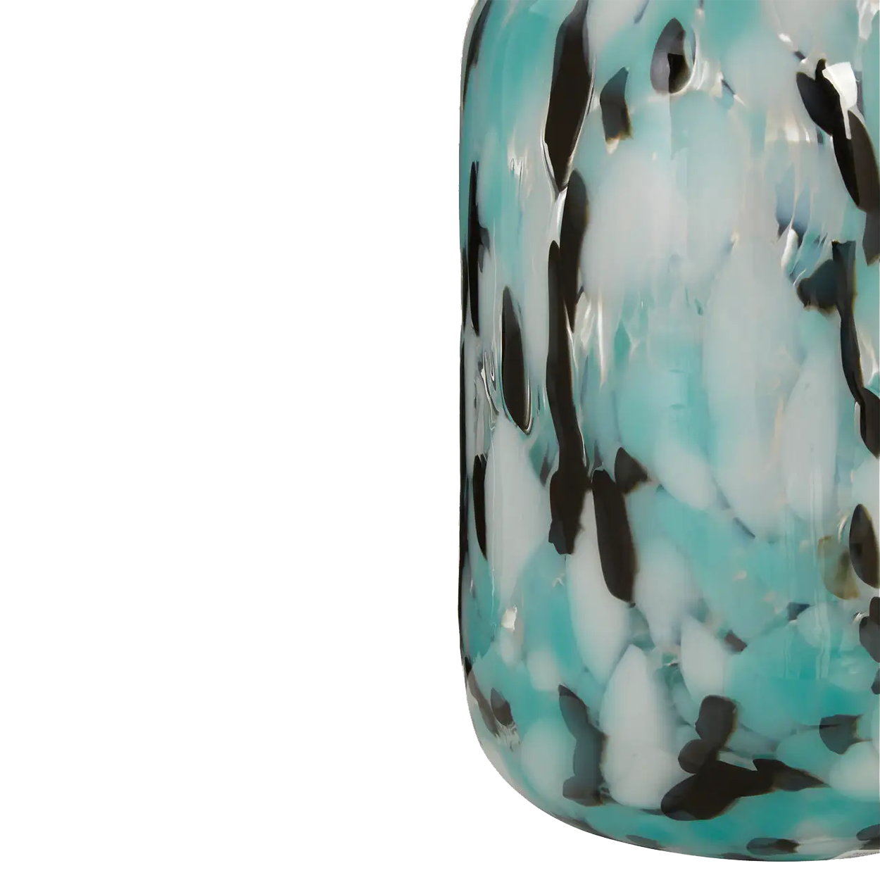 Turquoise Medium Speckle Vase