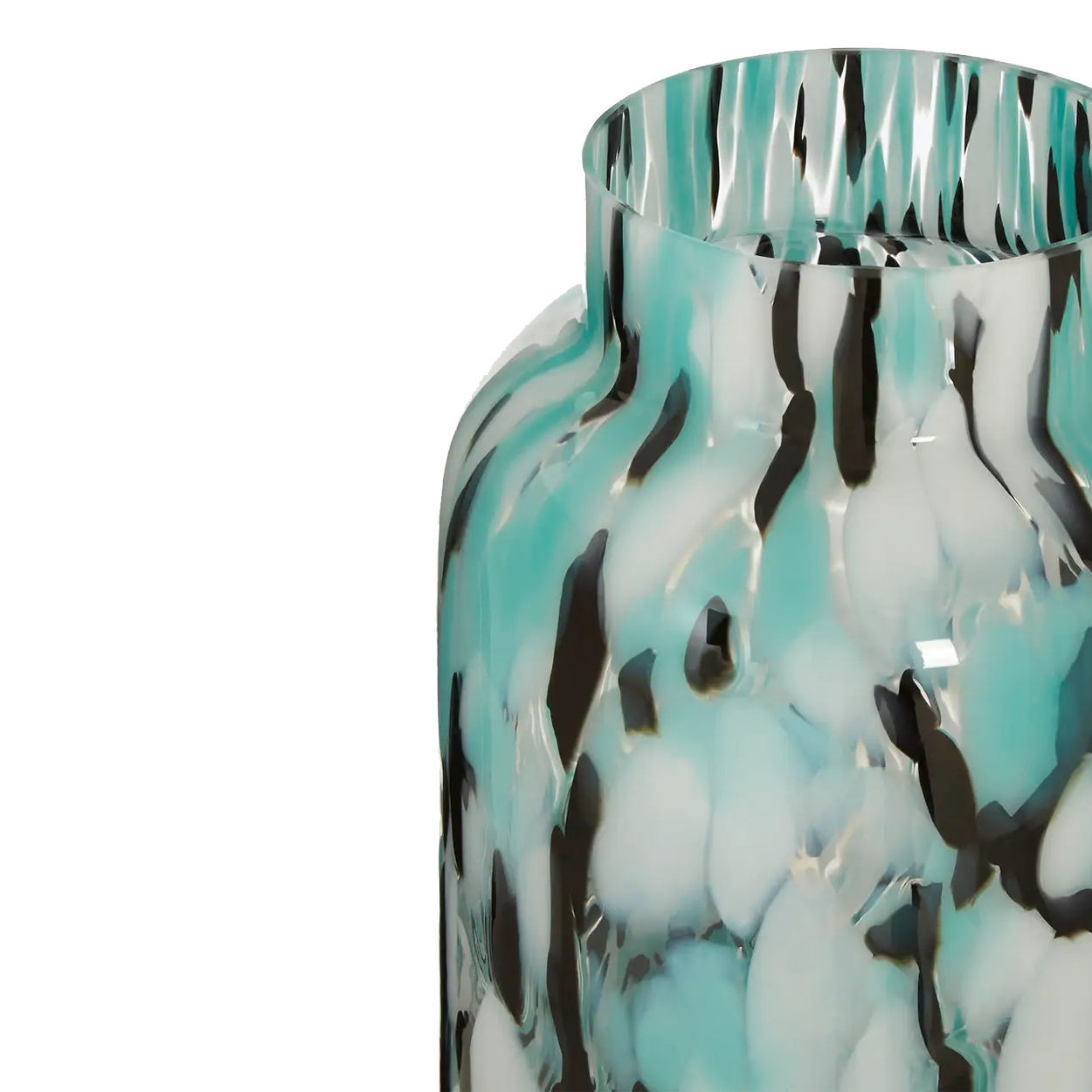 Turquoise Medium Speckle Vase