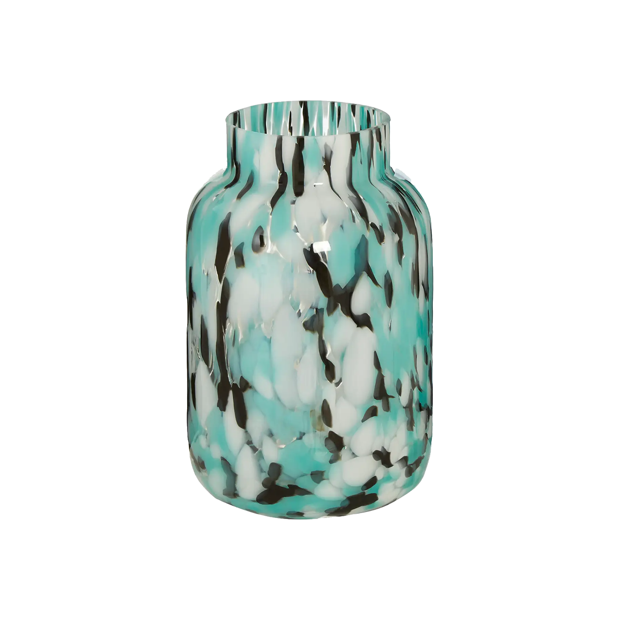Turquoise Medium Speckle Vase