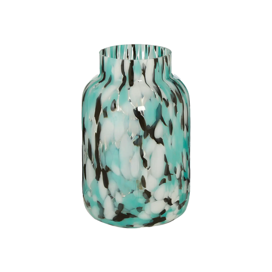 Turquoise Medium Speckle Vase