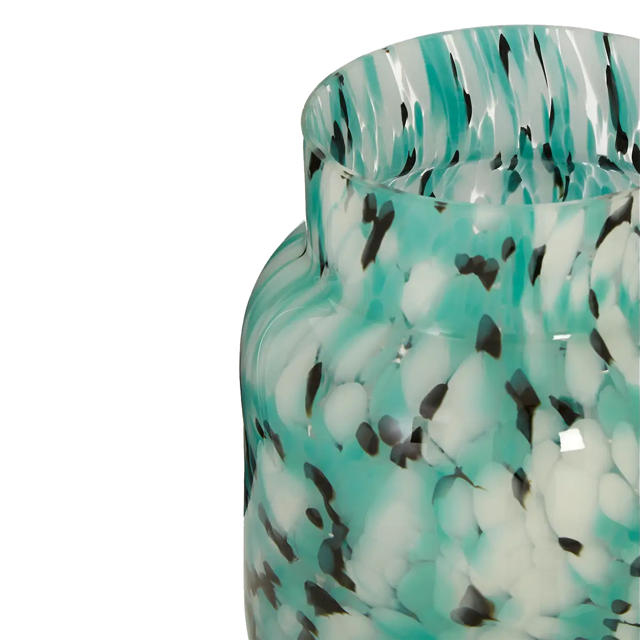 Turquoise Speckle Vase