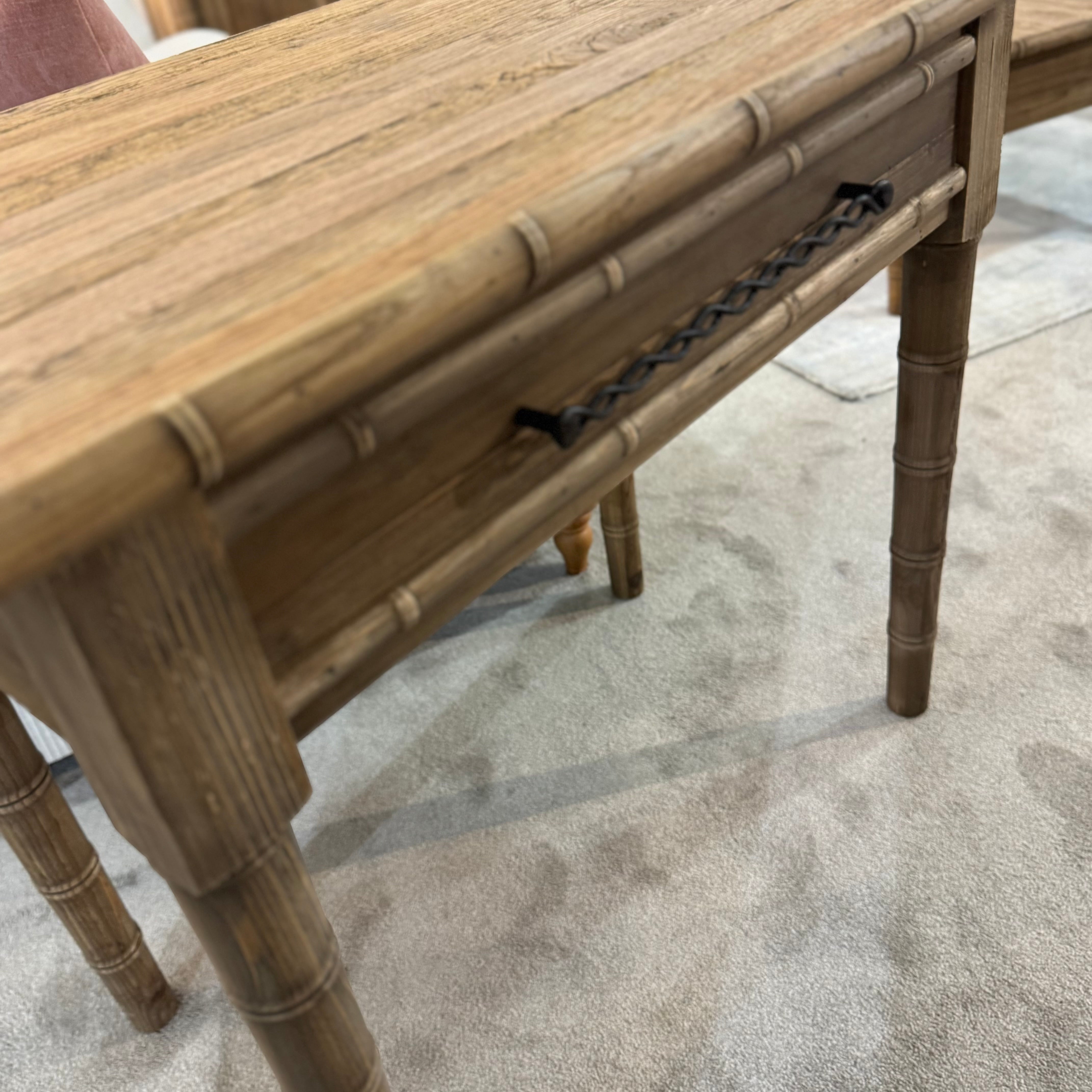 Bamboo Style Pine | Side table