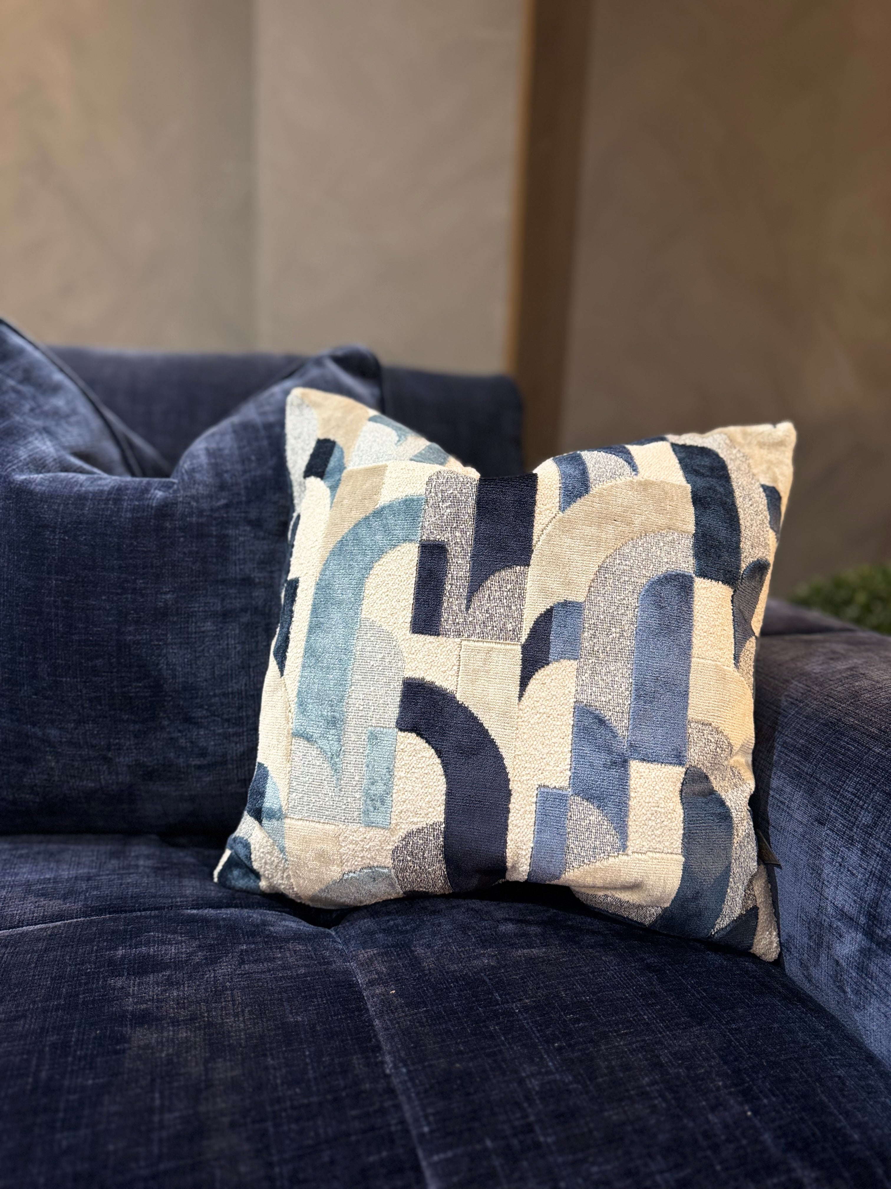 Azure Curve Blue 43 x 43