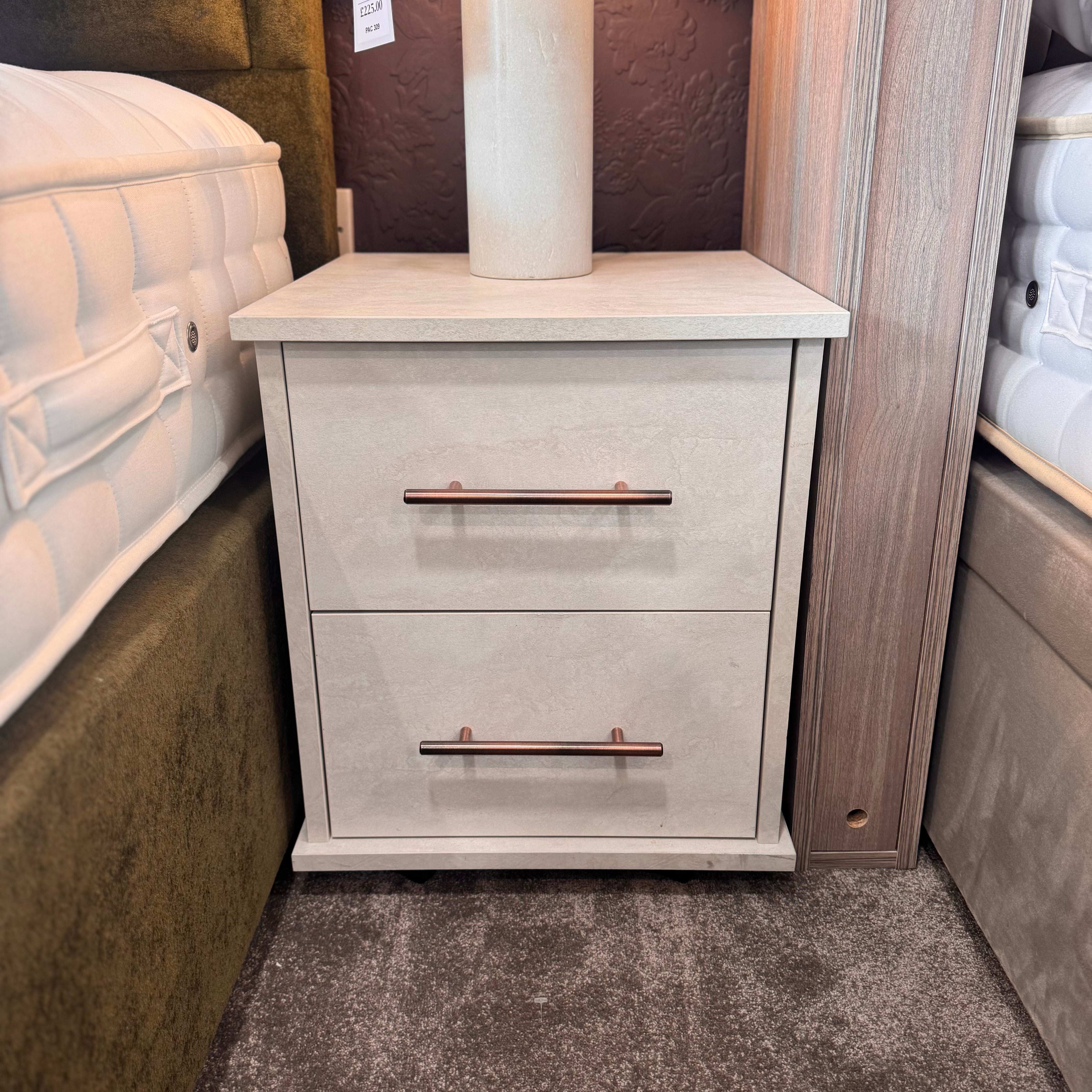 Flow 2 Drawer Bedside | Clearance
