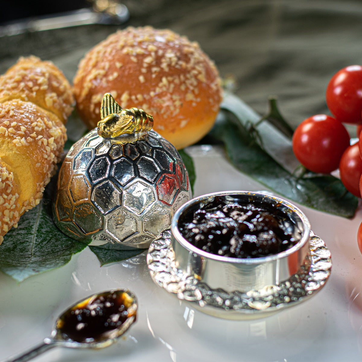 Honeycomb Bee Small Dome Dish