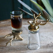 Set of 2 Stag Shot Glasses