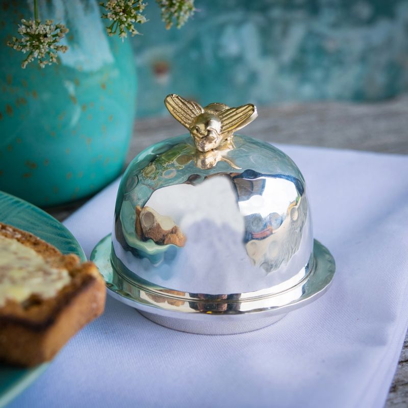 Bee Small Dome Butter Dish