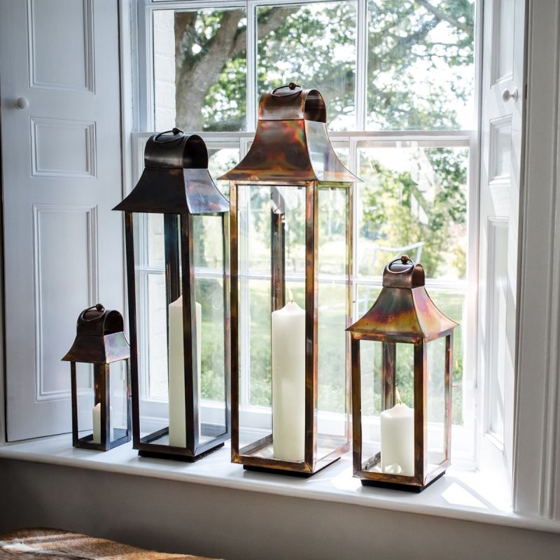 Tonto Lantern Burnished Copper Small