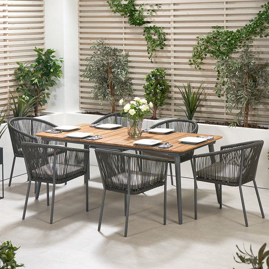 Alderwood Table + 6 | COLLECTION ONLY