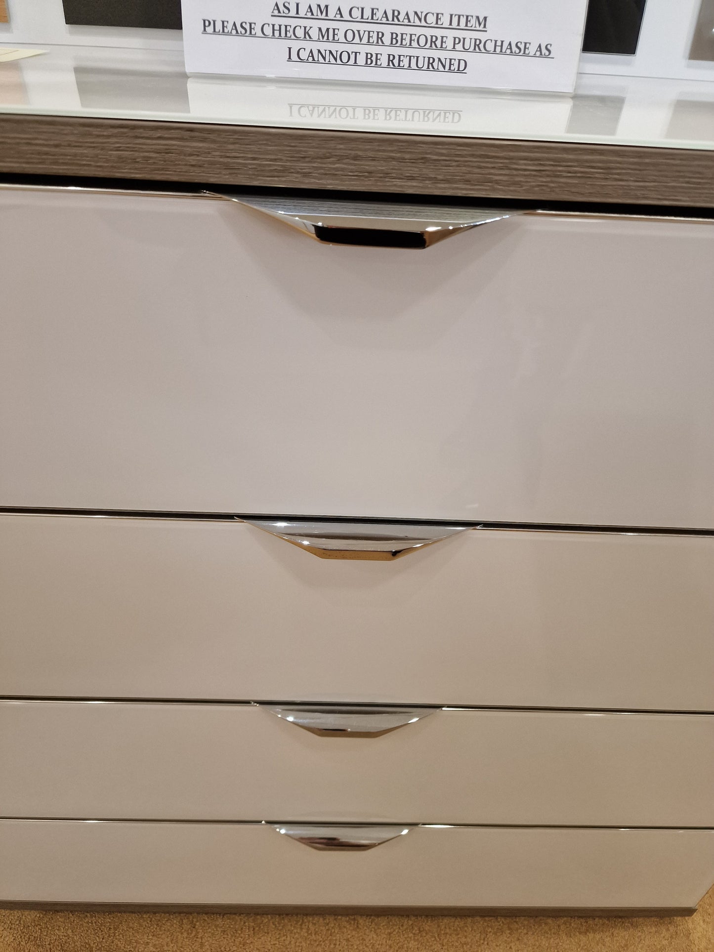 Rubin 4 Drawer Wide Chest  | Clearance