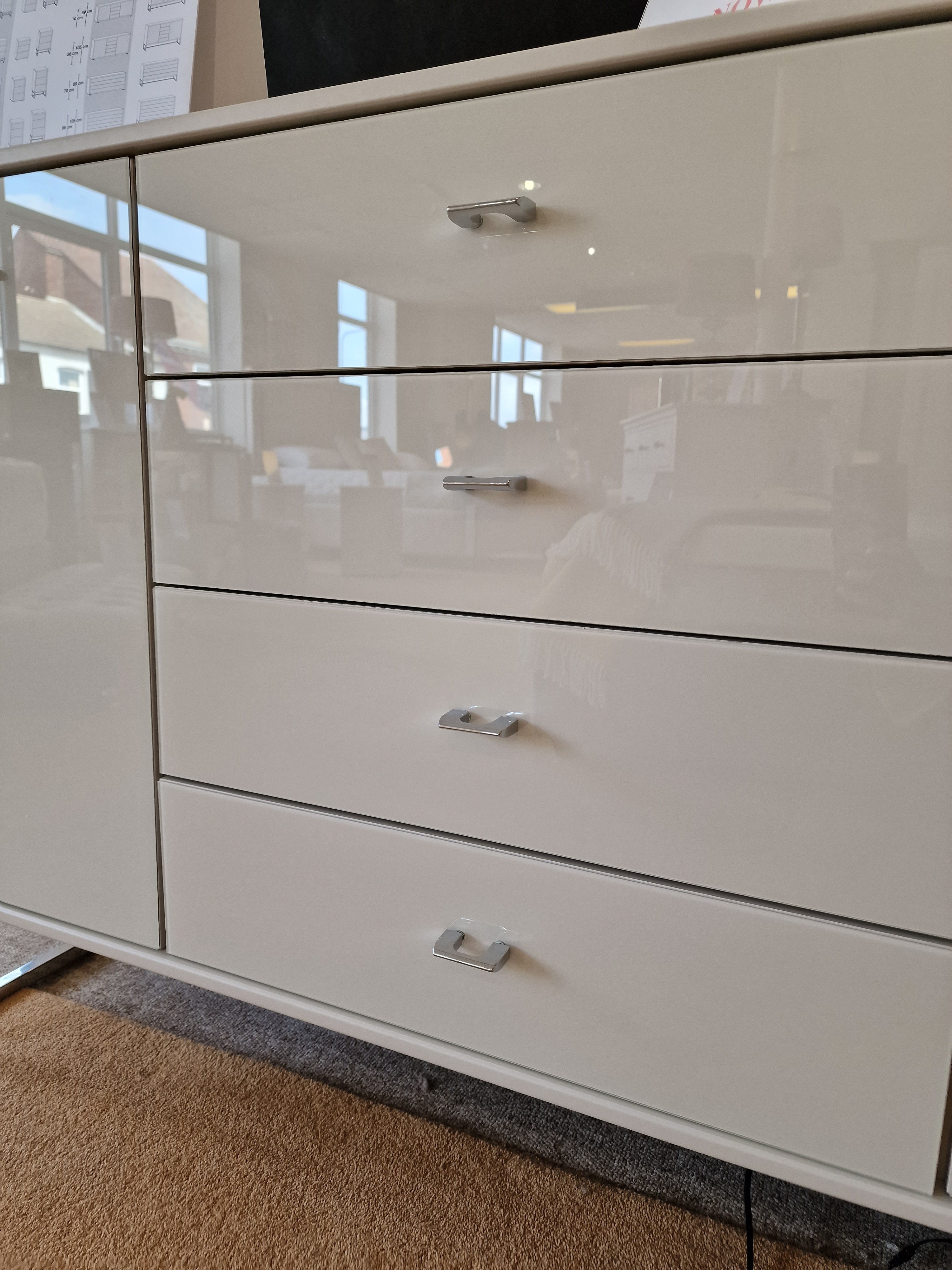 Champagne 1.4 Metre Combi Dresser  | Clearance