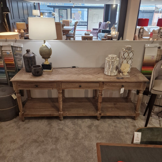 Large Old Pine Console Table | Clearance